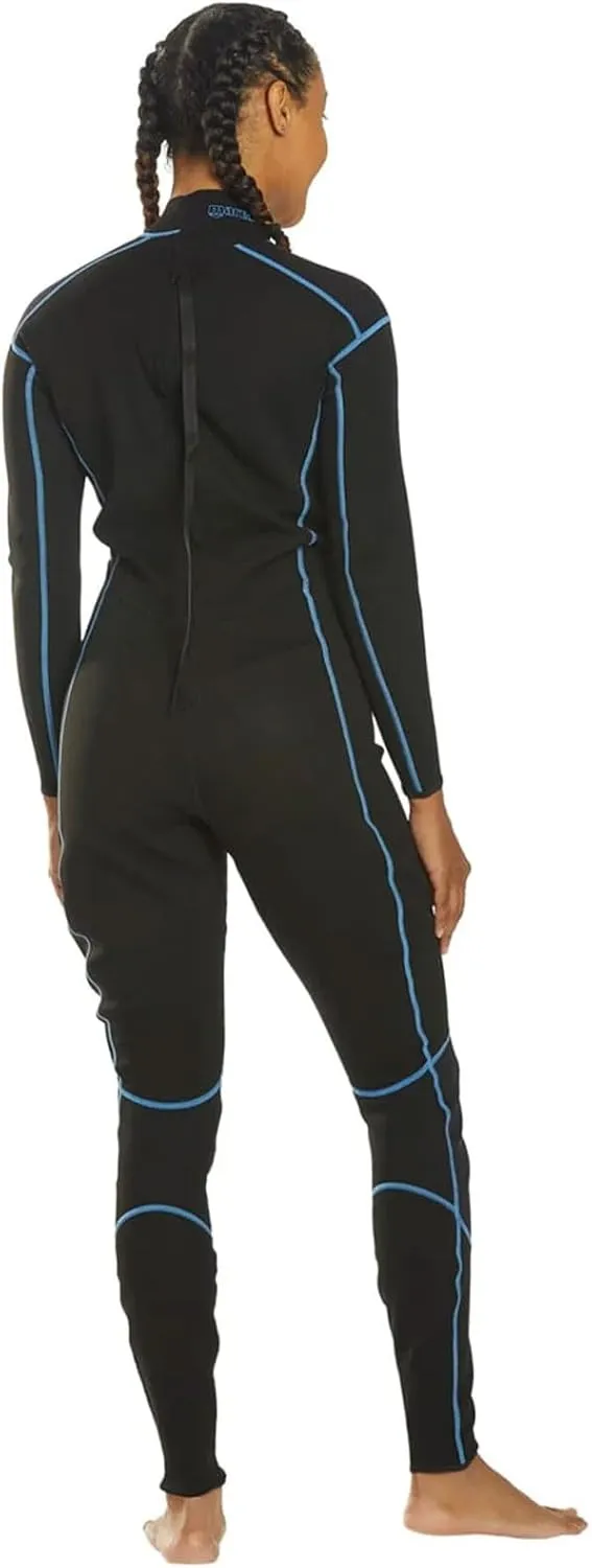MARES Women's M-Flex 1mm Scuba Diving Neoprene One Piece Full Wetsuit for Warm Water