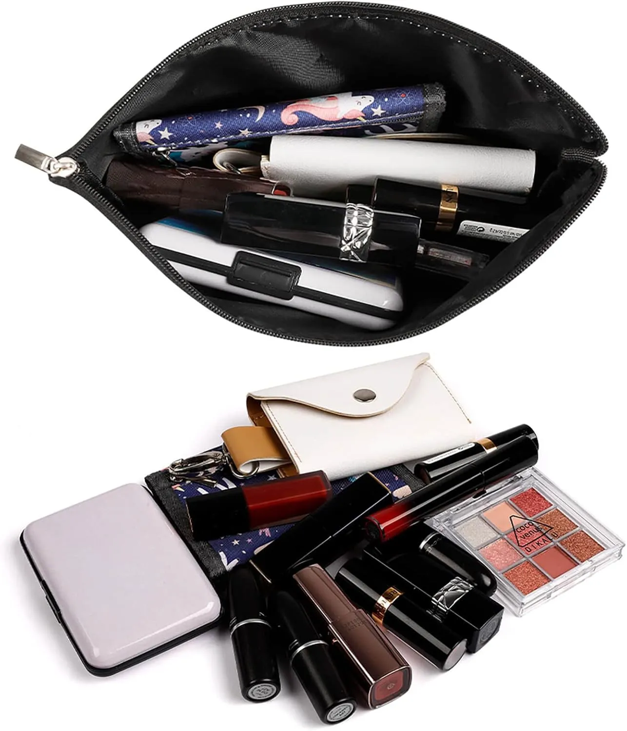 Marshall Lslands Flag Travel-Friendly Cosmetic Bag Makeup Organizer for Women