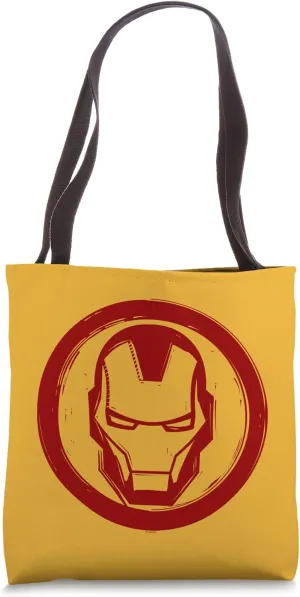 Marvel Iron Man Woodcut Logo Tote Bag