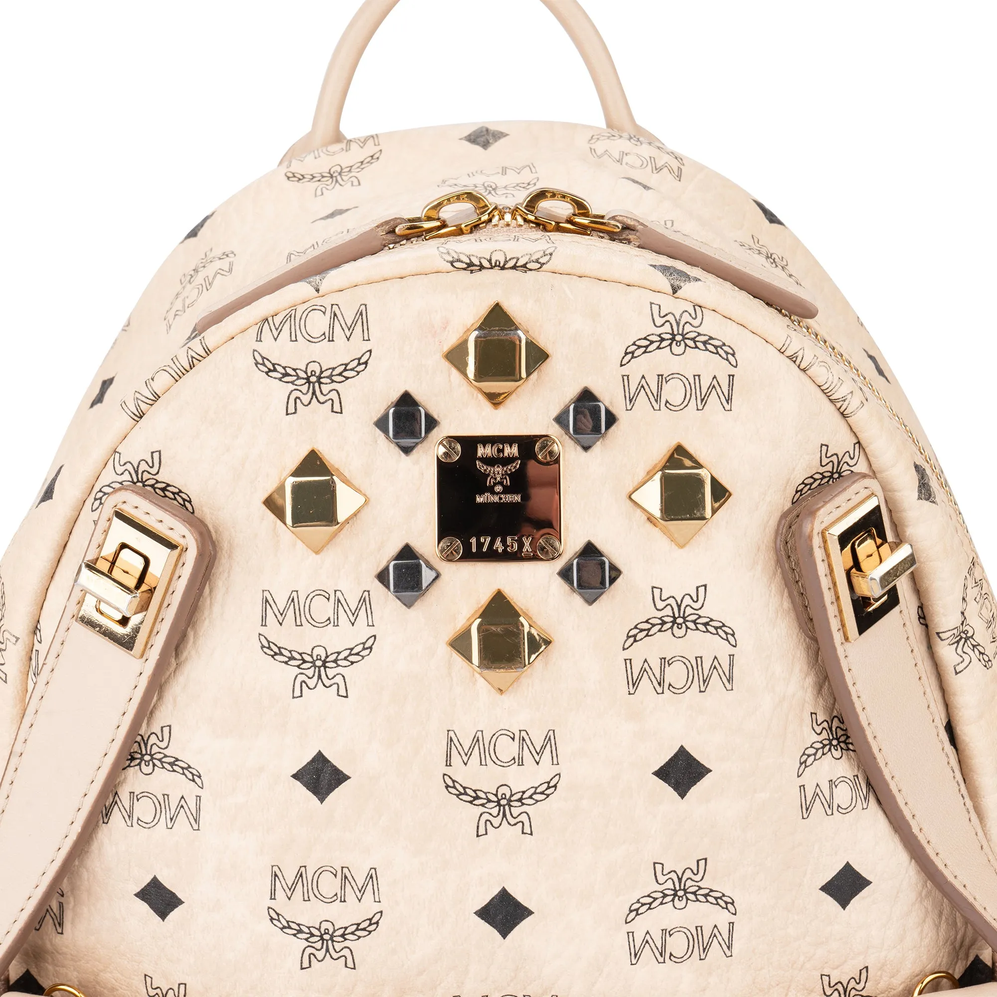 MCM Visetos Monogram 2 in 1 Backpack