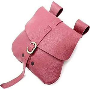 Medieval Leather Belt Bag Viking Renaissance Pouch Bag for LARP Reenactment & Ren Fair