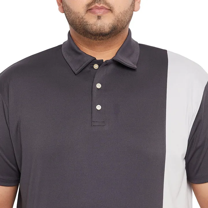 Men Plus Size Admiral-G Colorblock Polo Tshirt