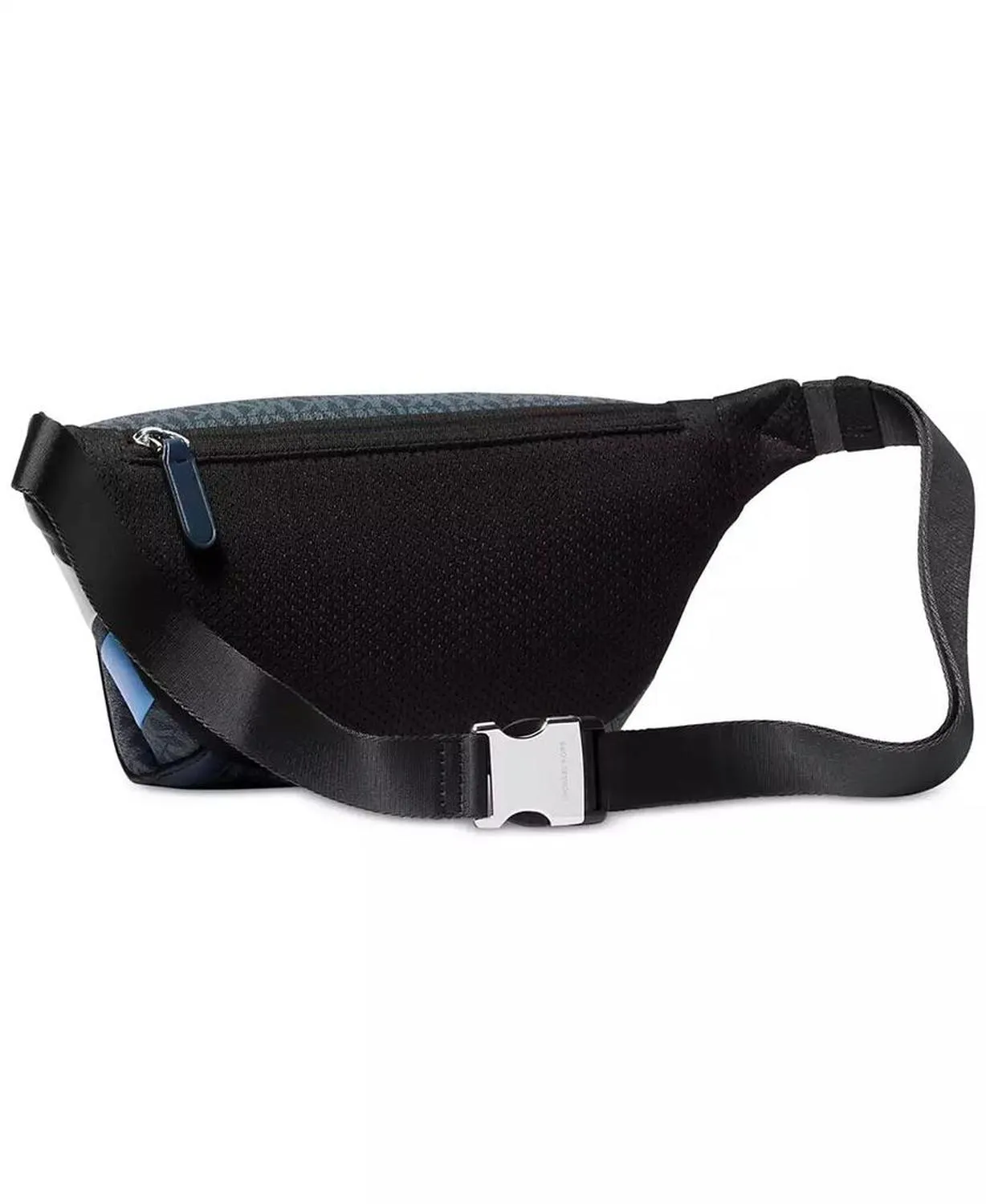 Men's Leather Colorblocked Logo Belt Bag