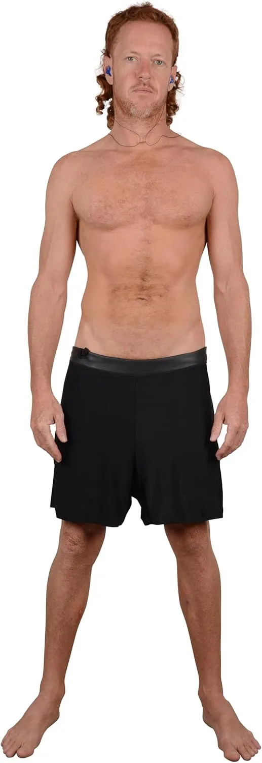 Men's Neoprene Board Shorts with Compression Liner. Low Waist, Quick-Dry, UV Protection, Ideal for Surfing & Water Sports