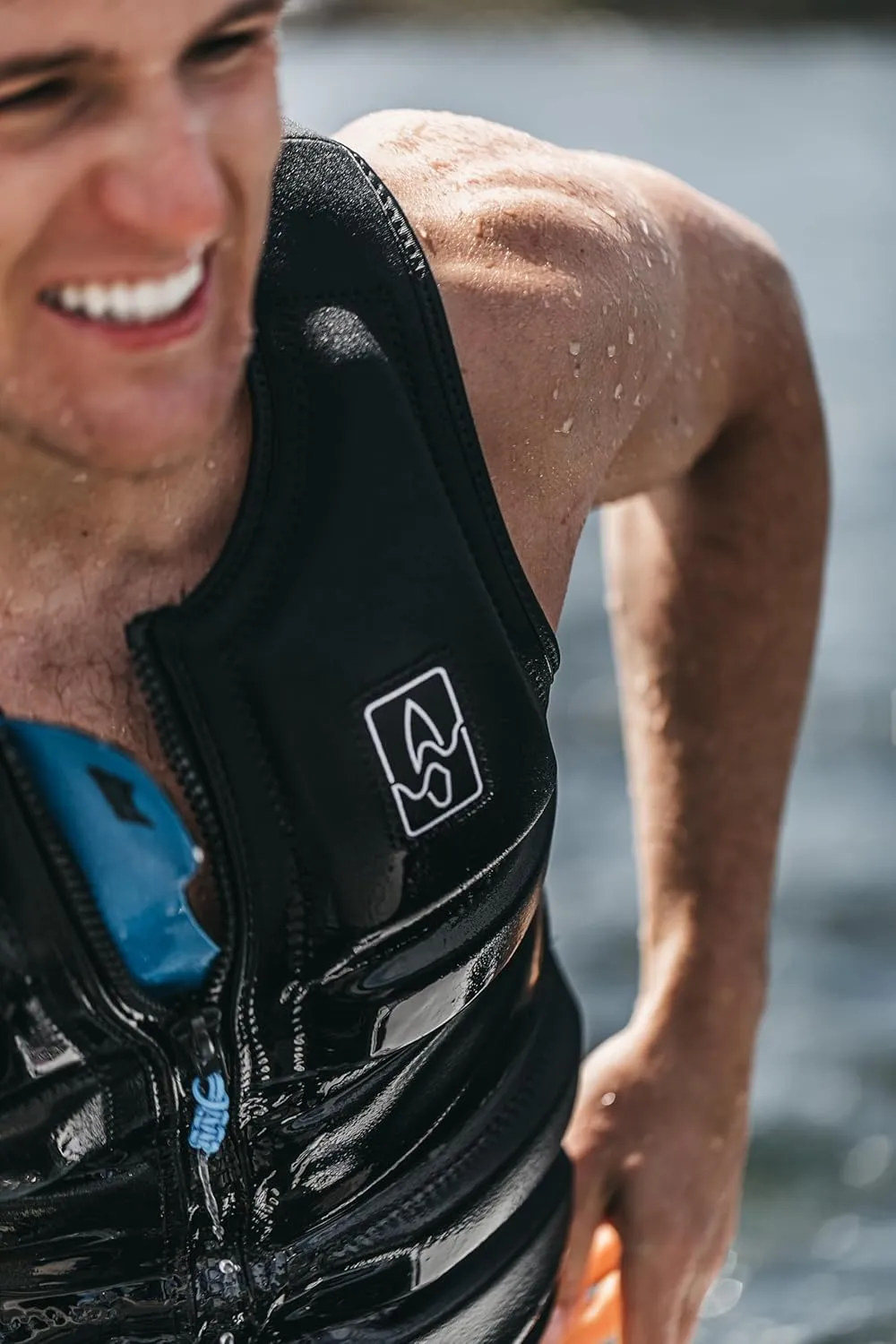 Mens Neoprene Wakesurf Comp Vest - Designed Exclusively for Wake Surfing, but Great for All Other Watersports Activities!