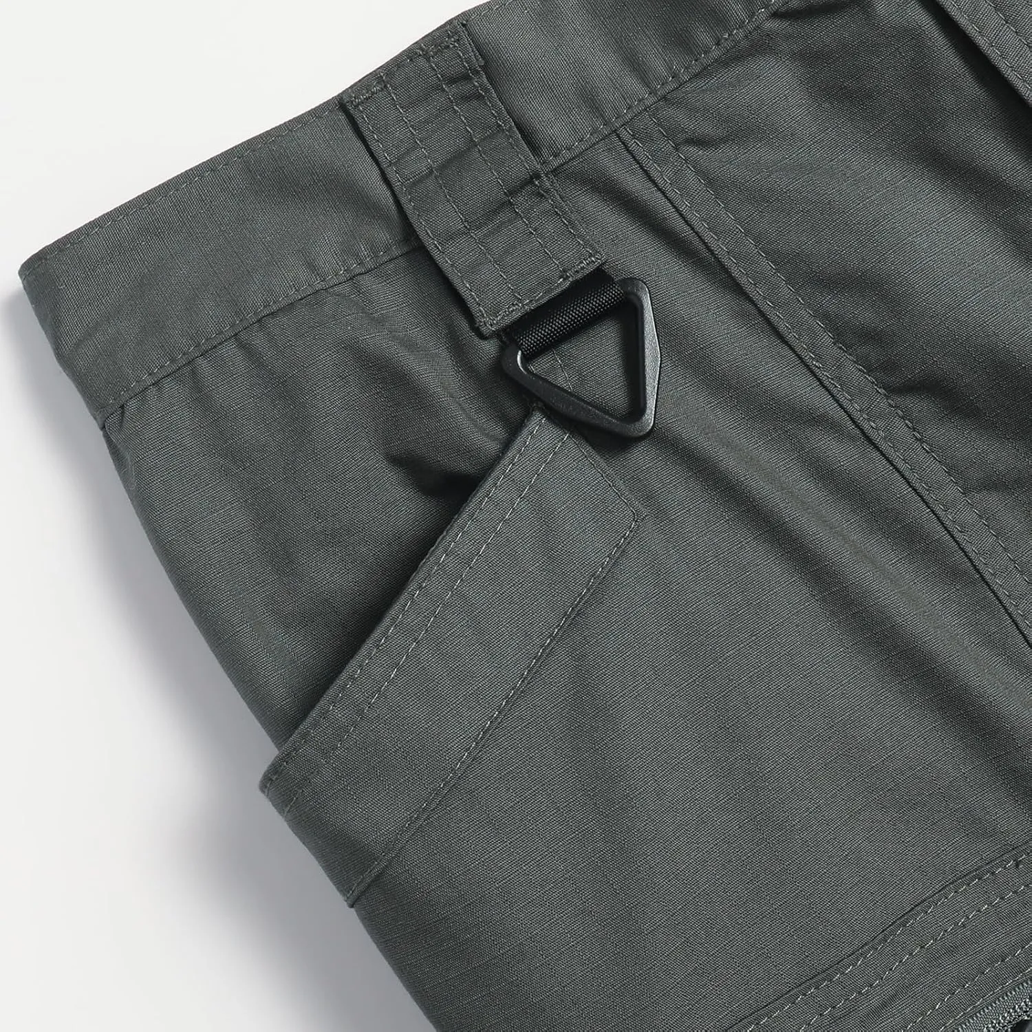 Men's Tactical Hiking Cargo Pants Water-Resistant Ripstop Elastic Waist Durable Camping Climbing