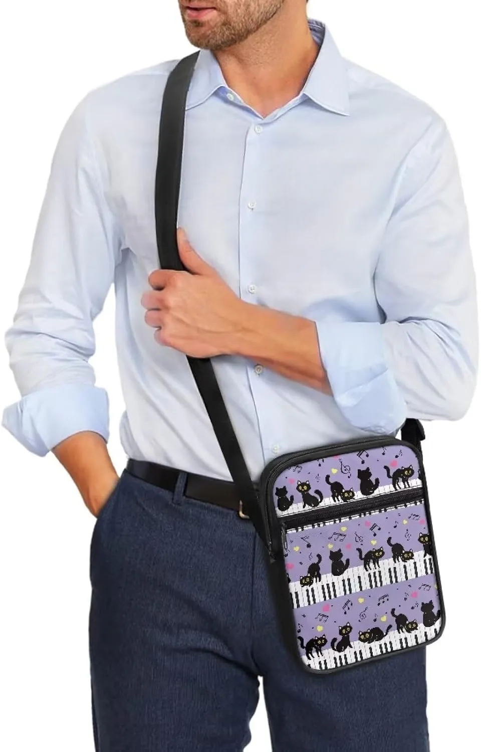 Messenger Bags for Travel Crossbody Shoulder Bags with Pockets Custom Satchel Bag for Phone