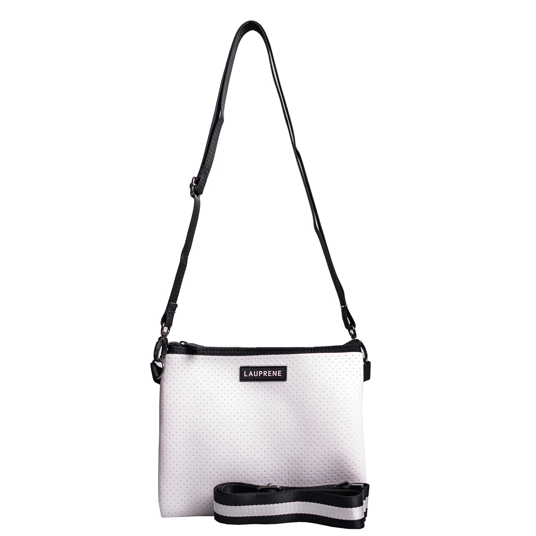 MESSENGER NEOPRENE CROSS BODY - WHITE