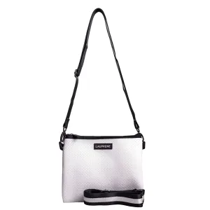 MESSENGER NEOPRENE CROSS BODY - WHITE
