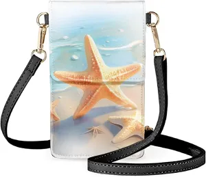 Mini Cell Phone Bag Smartphone Purse Crossbody Cell Phone Pouch with Touchscreen Window