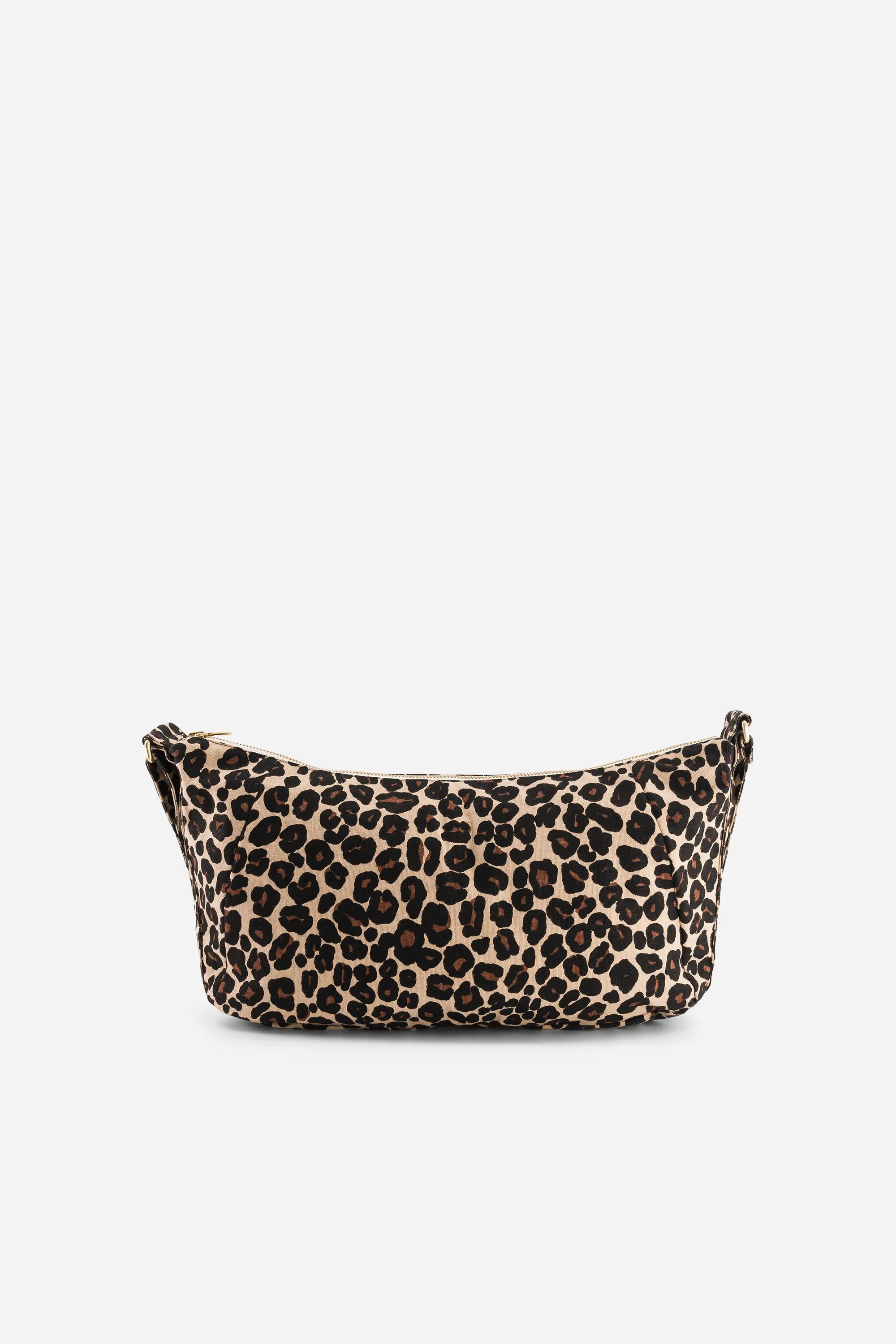 Mini Charlot the crossbody bag - Recycled cotton Leopard Beige sand