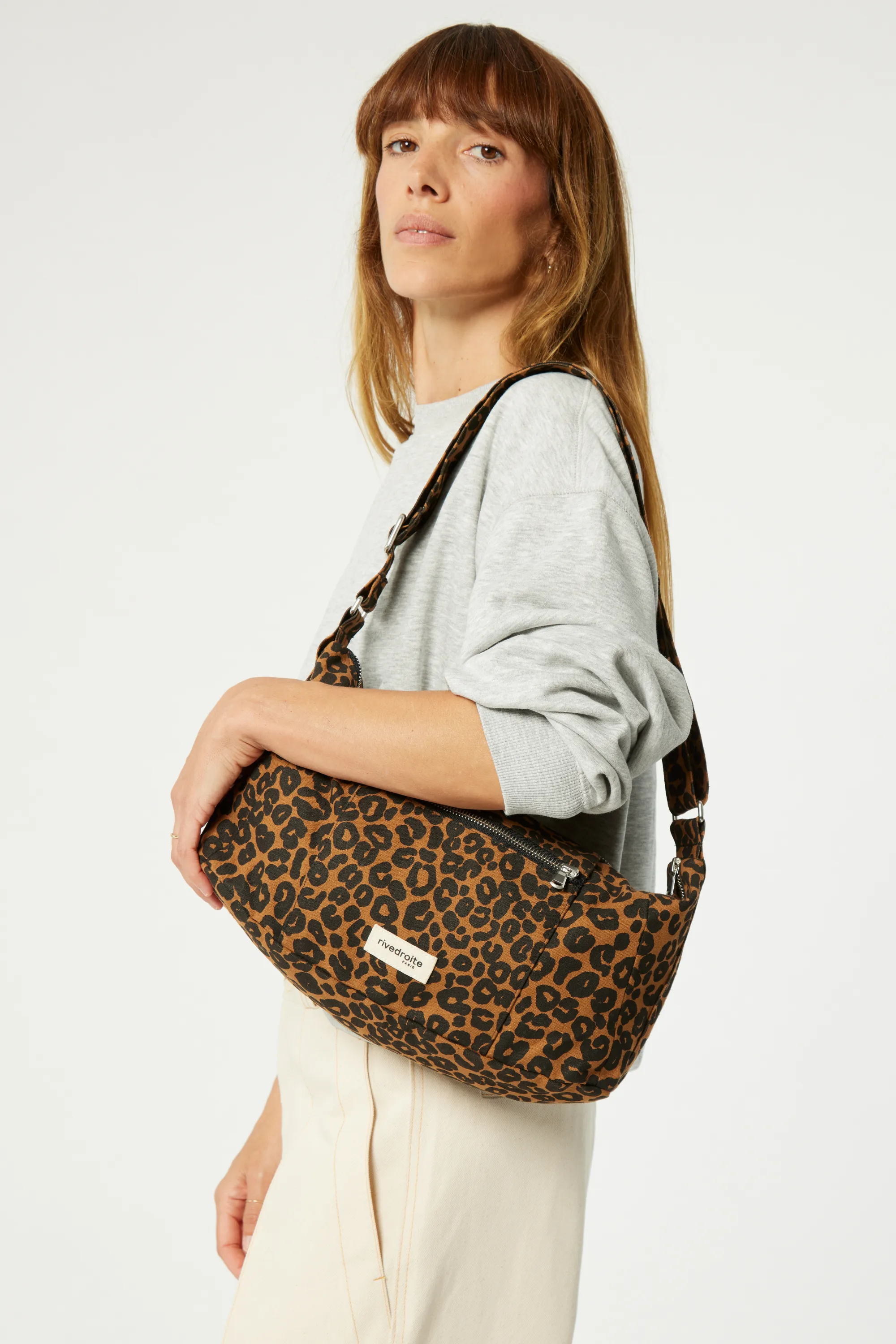 Mini Charlot the crossbody bag - Recycled cotton Leopard