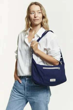 Mini Charlot the crossbody bag - Recycled Cotton Midnight Blue
