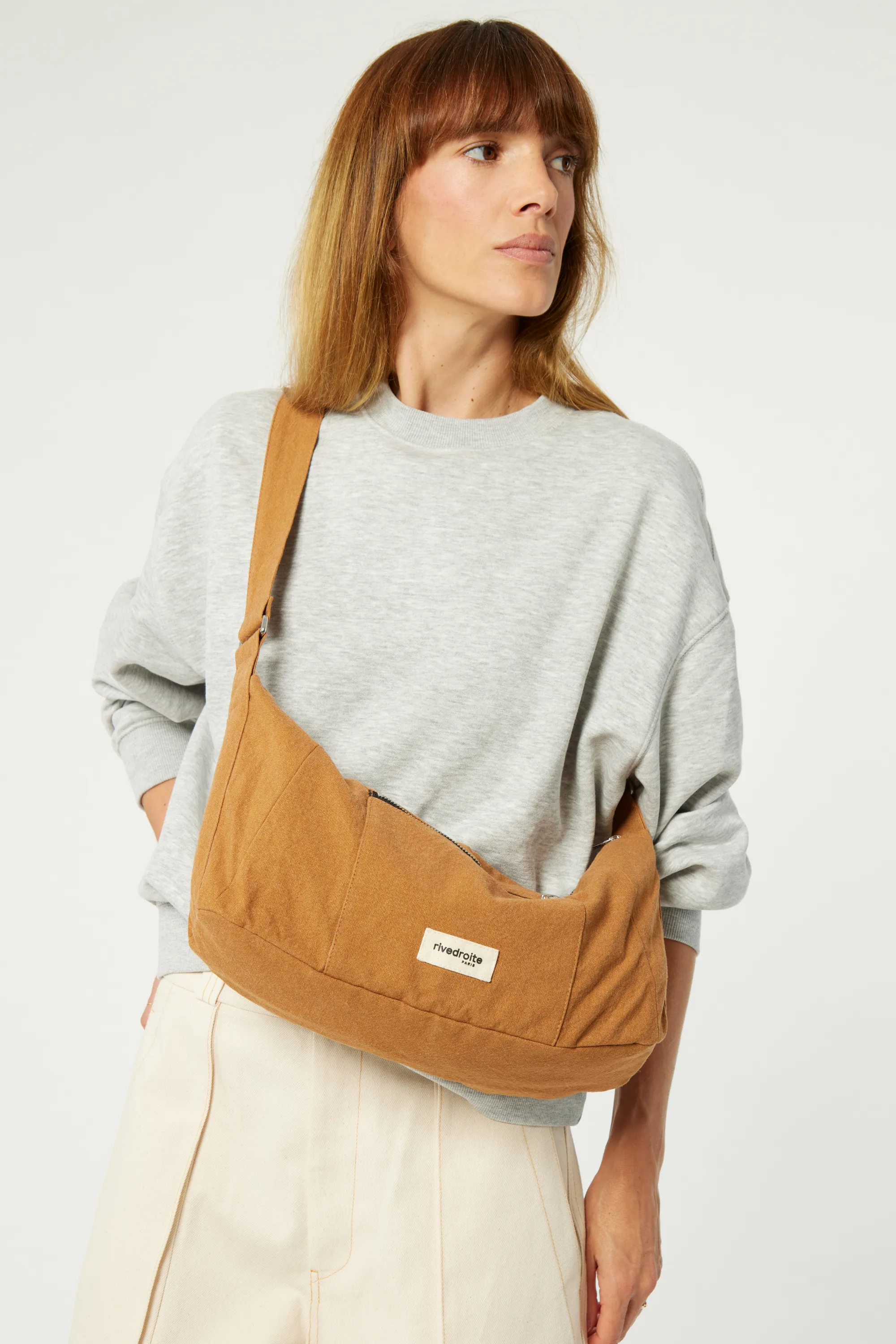 Mini Charlot the crossbody bag - Recycled Cotton Tobacco