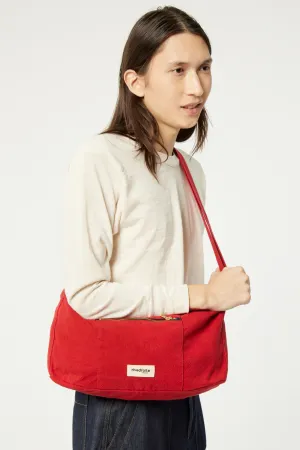 Mini Charlot the crossbody bag - Recycled Cotton Vibrant Red