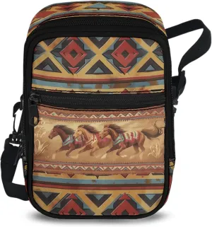 Mini Crossbody Bag with Adjustable Straps Small Crossbody Bags for Men Multifunctional Messenger Bag