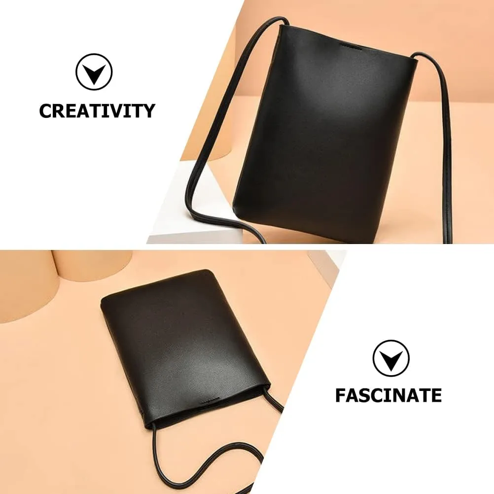 Mini Phone Bag Cellphone Bag Crossbody Phone Bag Fashion Purse Women's Crossbody Handbags Crossbody Bags for Women Trendy Black Purse for Women Cell Phone Purse Wallet Crossbody