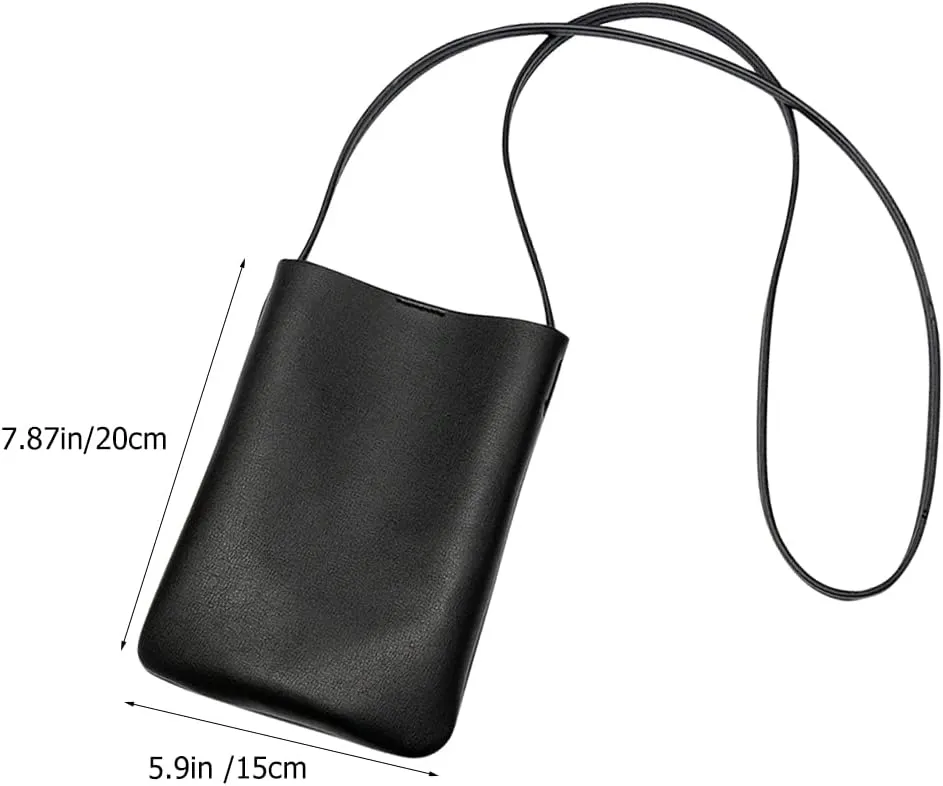 Mini Phone Bag Cellphone Bag Crossbody Phone Bag Fashion Purse Women's Crossbody Handbags Crossbody Bags for Women Trendy Black Purse for Women Cell Phone Purse Wallet Crossbody