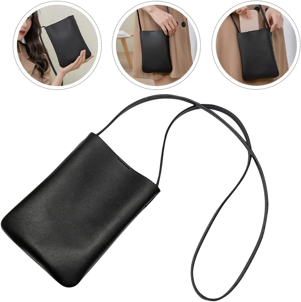 Mini Phone Bag Cellphone Bag Crossbody Phone Bag Fashion Purse Women's Crossbody Handbags Crossbody Bags for Women Trendy Black Purse for Women Cell Phone Purse Wallet Crossbody
