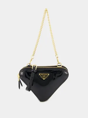 Mini Pouch Triangular Patent Leather