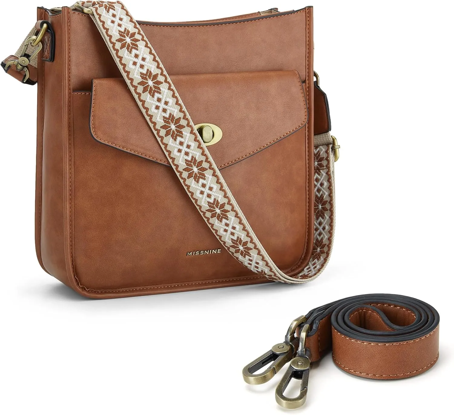 Missnine Hobo Bag Purses and Handbags for Women Top Handle Handbags with Pocket Zipper