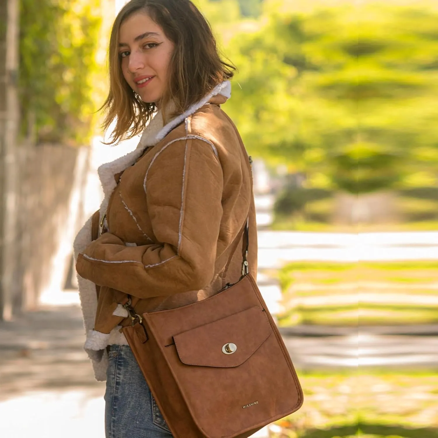 Missnine Hobo Bag Purses and Handbags for Women Top Handle Handbags with Pocket Zipper