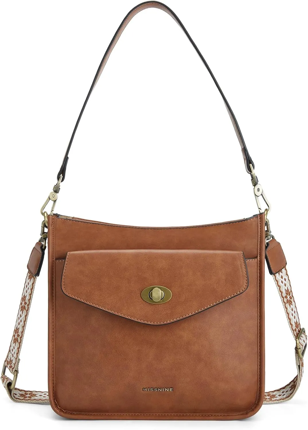 Missnine Hobo Bag Purses and Handbags for Women Top Handle Handbags with Pocket Zipper