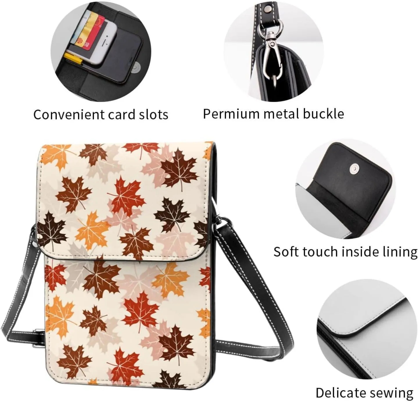 Mmm Fight Womens Crossbody Bags Candy Phone Bag Wallet Purses Adjustable Strap