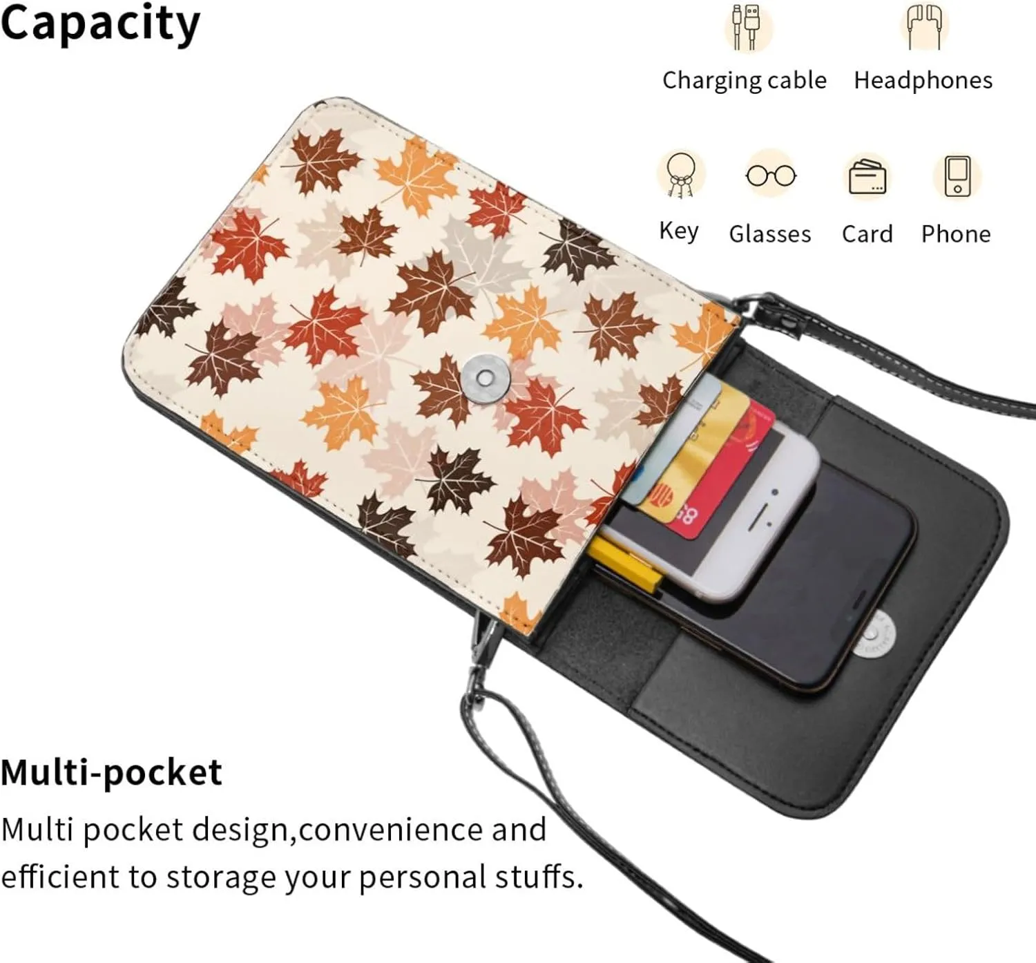 Mmm Fight Womens Crossbody Bags Candy Phone Bag Wallet Purses Adjustable Strap
