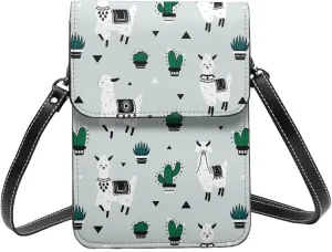 Mmm Fight Womens Crossbody Bags Flower Pattern Phone Bag Wallet Purses Adjustable Strap
