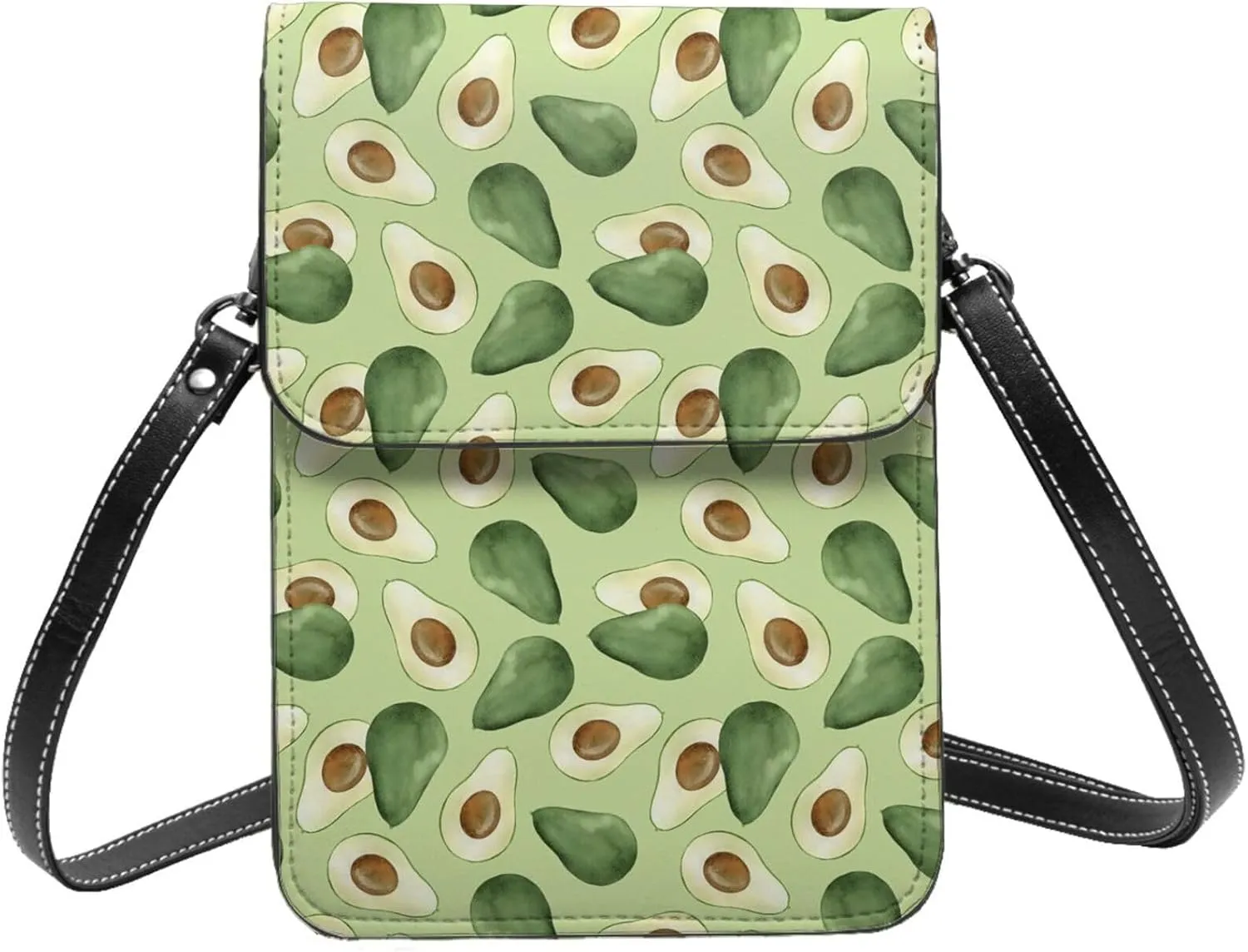 Mmm Fight Womens Crossbody Bags Flower Pattern Phone Bag Wallet Purses Adjustable Strap
