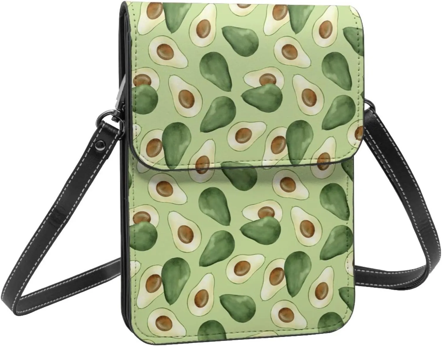 Mmm Fight Womens Crossbody Bags Flower Pattern Phone Bag Wallet Purses Adjustable Strap