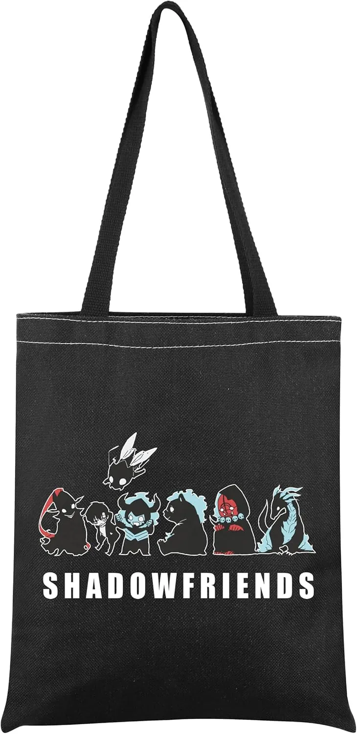 MNIGIU Anime Inspired Shadowfriends Canvas Tote Bag Anime Friend Gift Shadowfriends Shoulder Bag