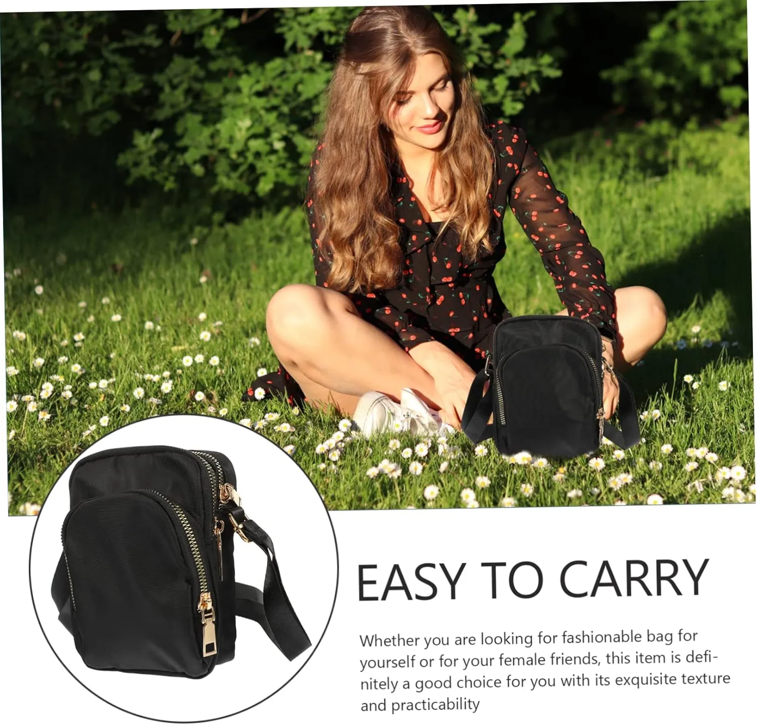 Mobile Phone Bag Leisure Bag Shoulder Cellphone Crossbody Purse for Women Cross Body Purses for Women