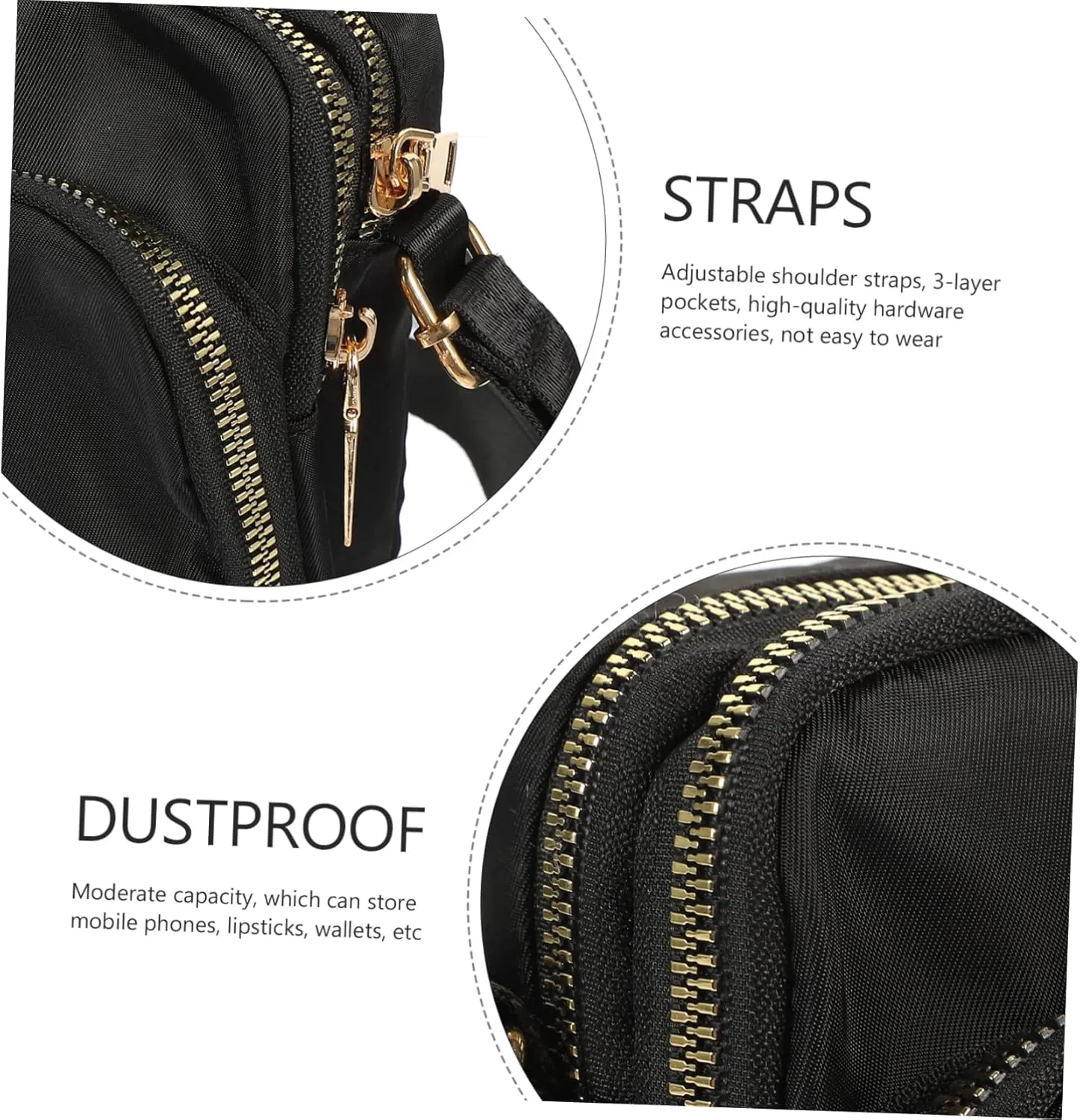 Mobile Phone Bag Leisure Bag Shoulder Cellphone Crossbody Purse for Women Cross Body Purses for Women