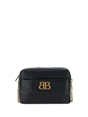 Monaco Camera Small Bag Black Fast international shipping Balenciaga Cross Exclusive access