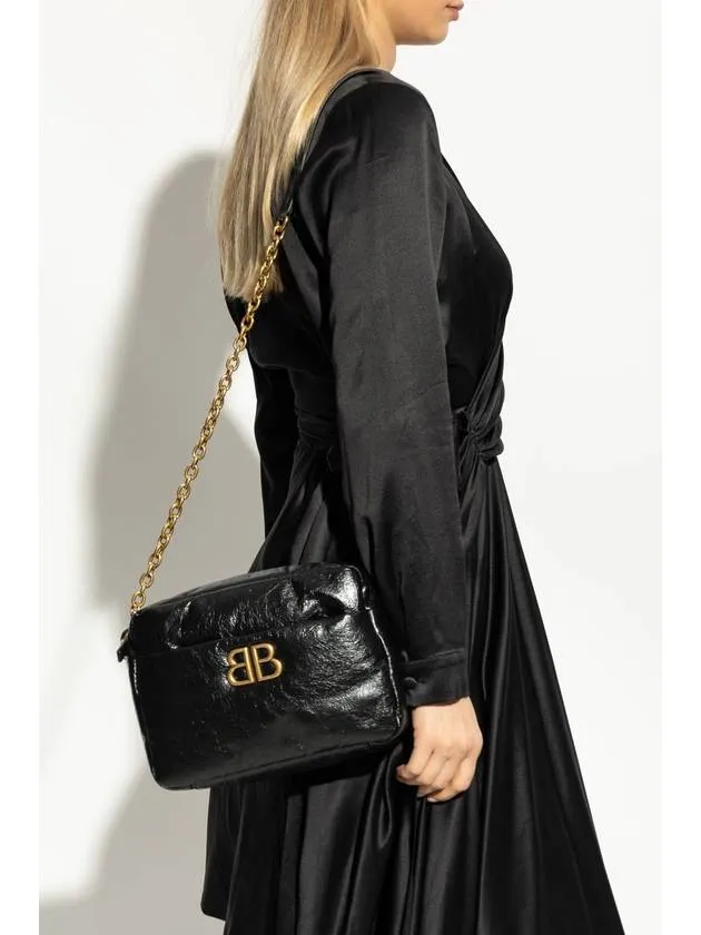 Monaco Camera Small Bag Black Fast international shipping Balenciaga Cross Exclusive access