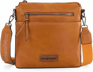 Montana West Crossbody Bag for Women Multi Pocket Cross Body Bag Purses with Guitar Strap