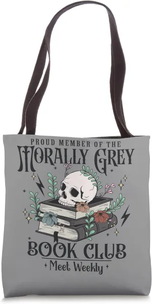 Morally Grey Book Club Booktok Tote Bag