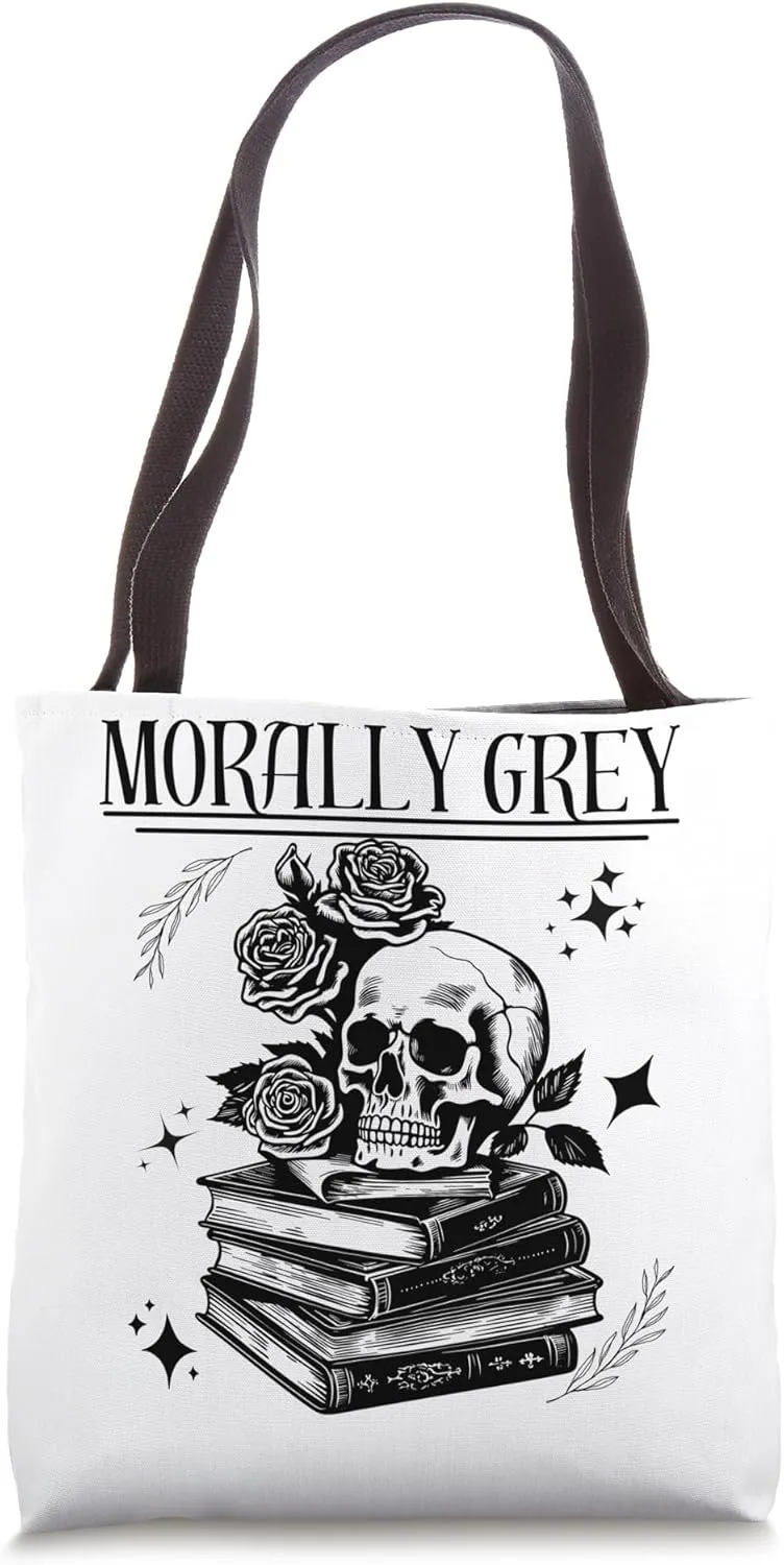 Morally Grey Book Tote Bag