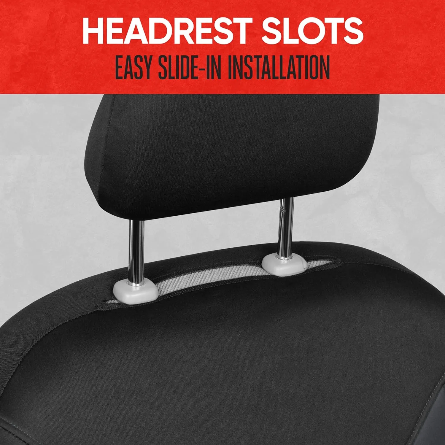 Motor Trend SpillGuard 2 Charcoal Gray Seat Covers for Cars & Seat Covers for Trucks - Neoprene Waterproof Car Seat Covers Front Seats Only - SUV Seat Covers Protector - Forros para Asientos de Carro