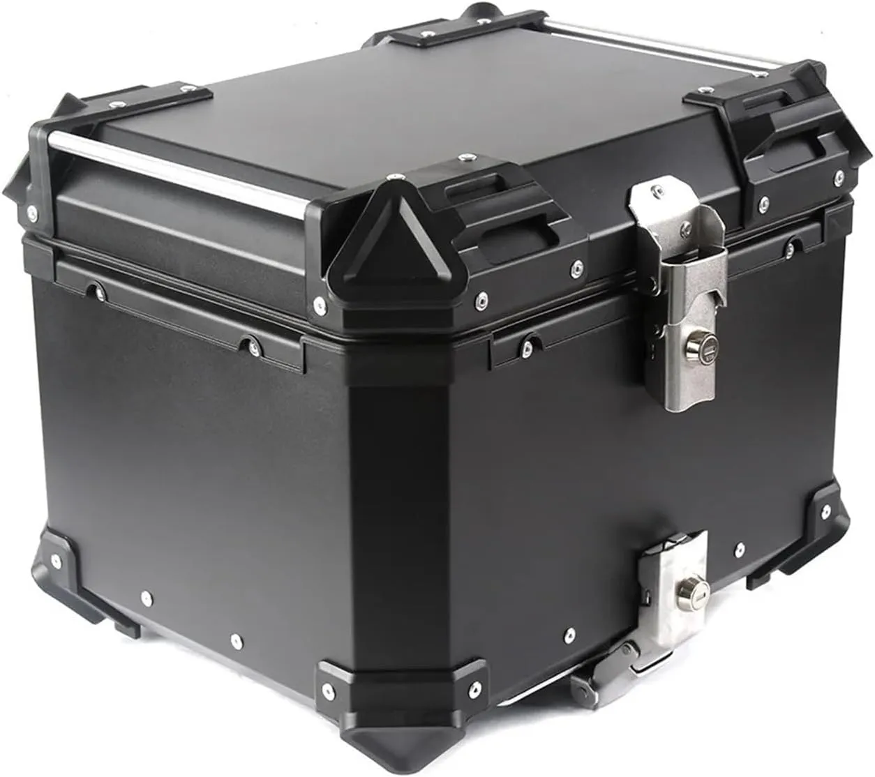 Motorcycle Trunk Side Case Top Luggage Box Bag Storage Moto Rear Helmet Topcase Accessories Universal Compatible With BMW SUZUKI KTM (Color : 38L Side Box Black)