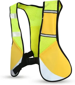 Multifunctional Night Sports Reflective Vest Night Reflective Running Vest Reflective Mountaineering Jacket