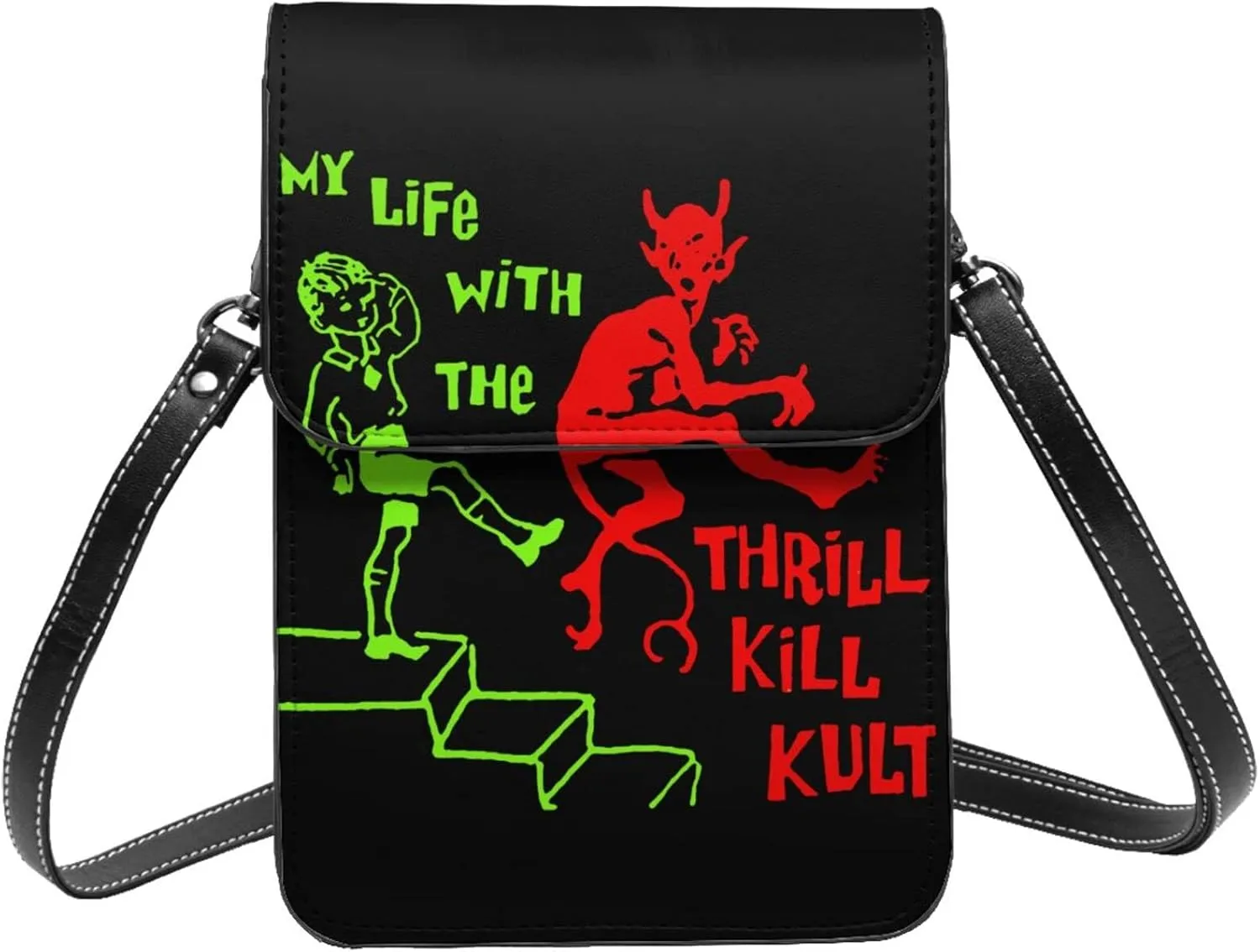 My Life With The Thrill Kill Kult Small Cell Phone Purse Girl'S Fashion Small Mini Shoulder Bag Crossbody Bags