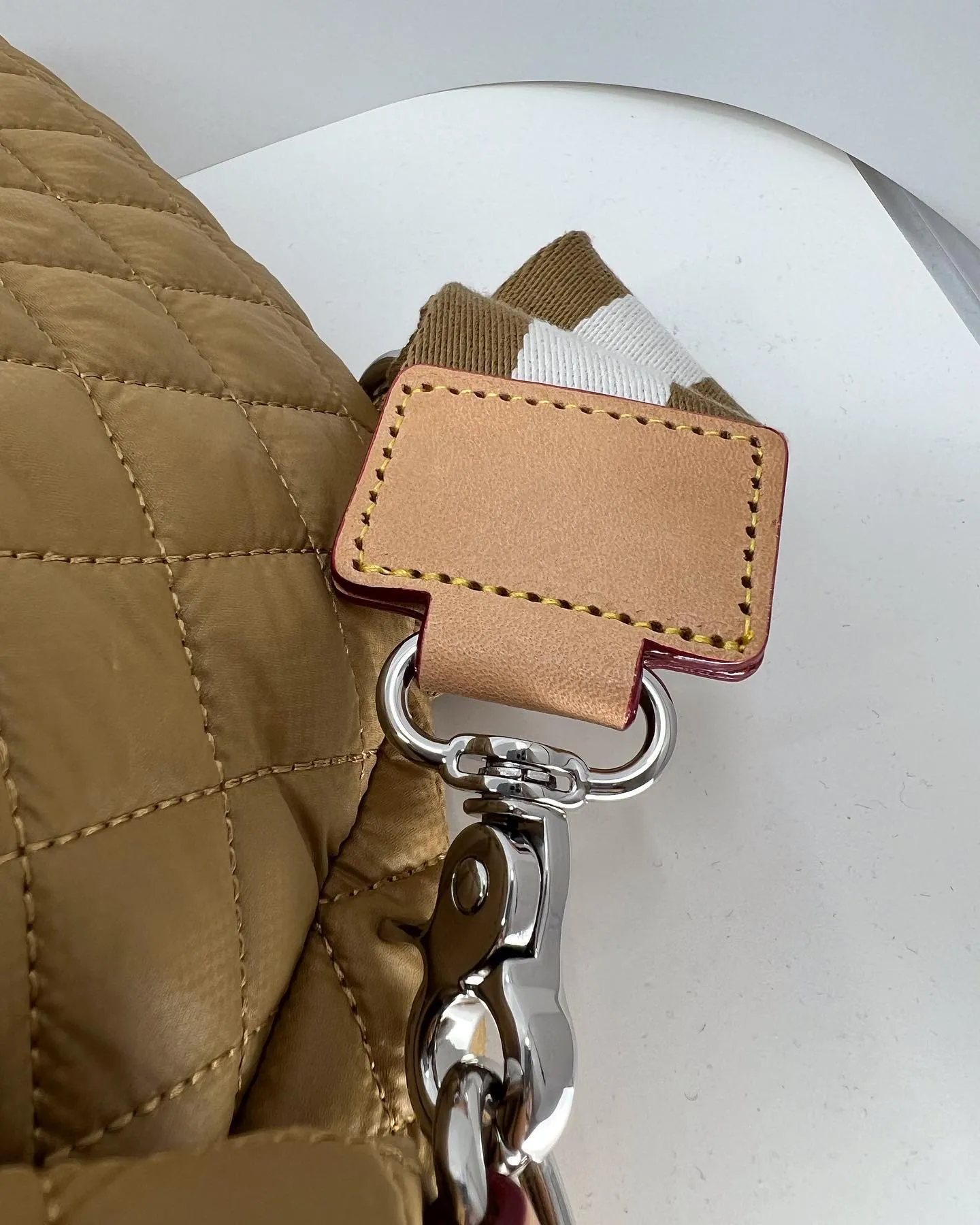MZ WALLACE METRO DELUXE TOTE BAG IN CARAMEL