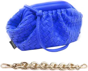 NAARIIAN Woven Crossbody Bags for Women Evening Clutch Hobo Cloud Purse Designer Handbags for Ladies