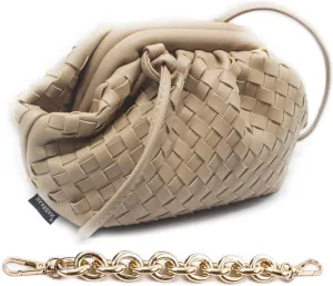 NAARIIAN Woven Crossbody Bags for Women Evening Clutch Hobo Cloud Purse Designer Handbags for Ladies