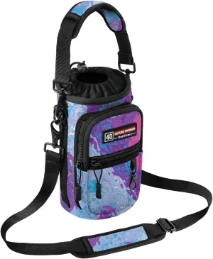 NATURE PIONEOR Water Bottle Holder with Strap,Water Bottle Carrier Bag Sling Sleeve with Adjustable Shoulder Strap & Handle and Large Phone Pocket for Walking,Hiking,Travelling for 25oz/32oz/40oz/64oz