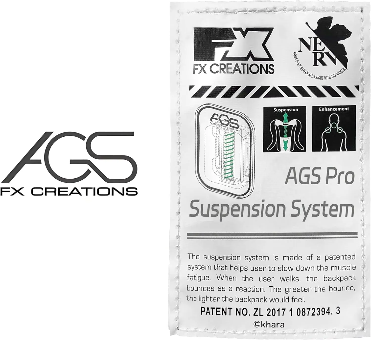 Neon Genesis Evangelion Anti-Gravity System Improved Posture Backpack by Fx Creations