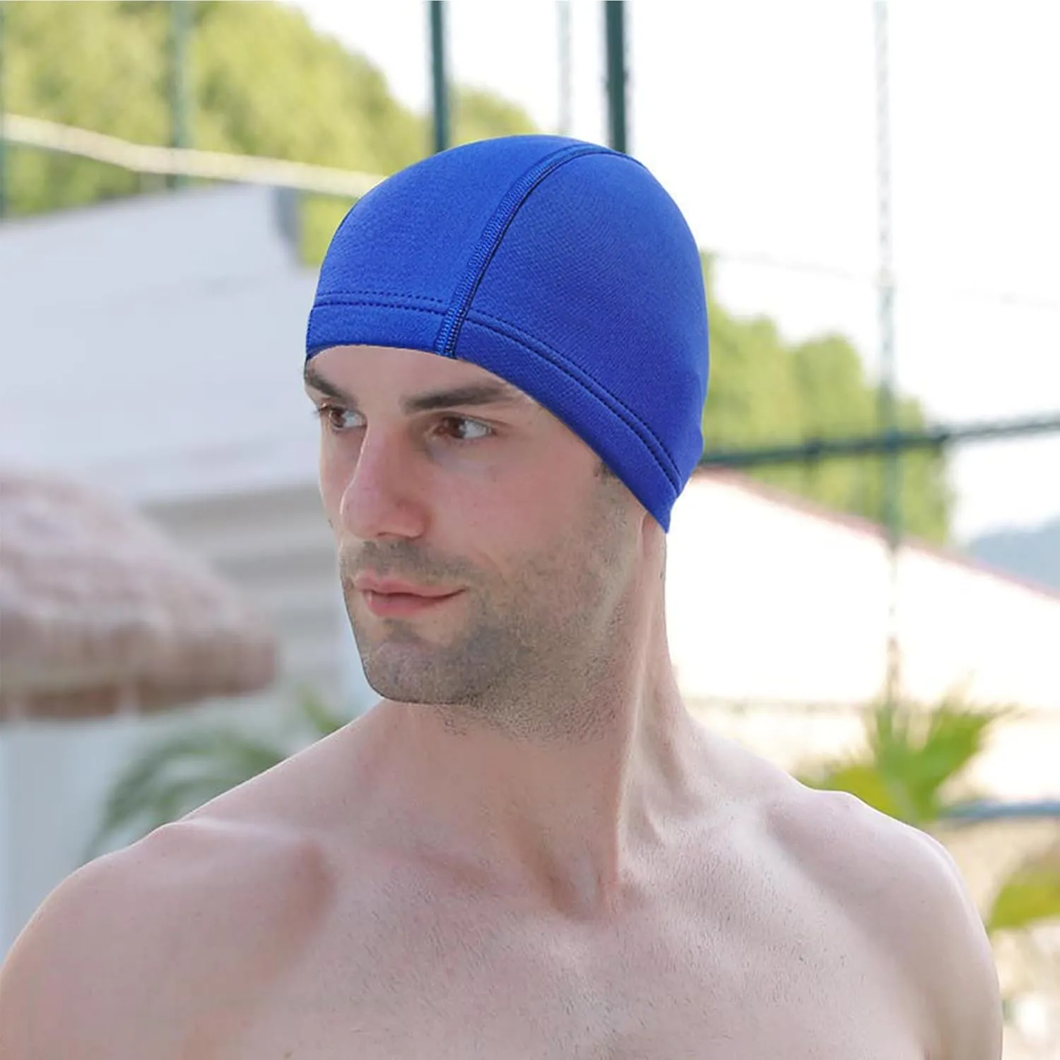 Neoprene Diving Hood Wetsuit Cap for Men Women and Youth 3mm Thermal Scuba Headband Swim Beanie, Long Hair Protection Hat for Swimming Surfing Windsurfing Snorkeling Water Sports